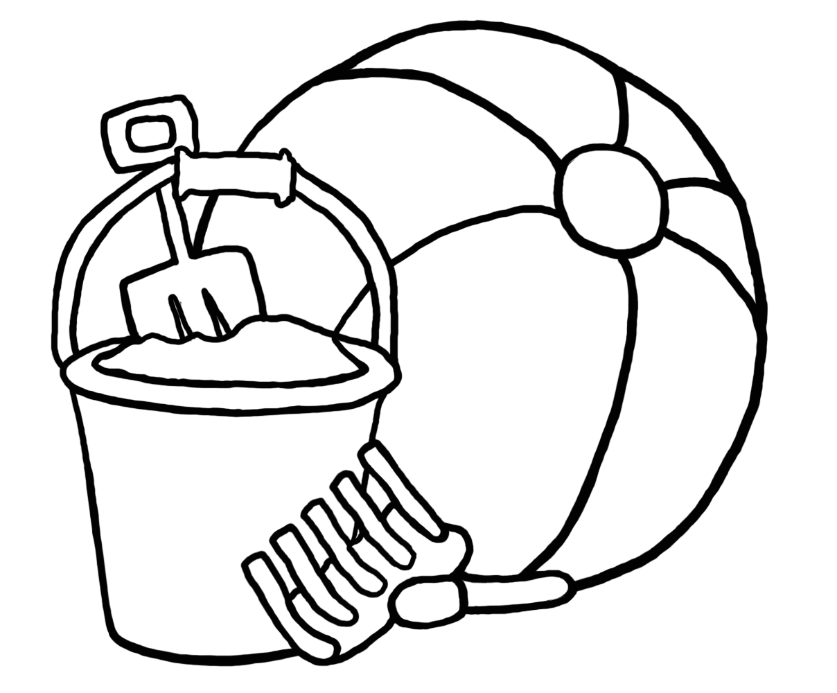 Free Printable Beach Coloring Pages