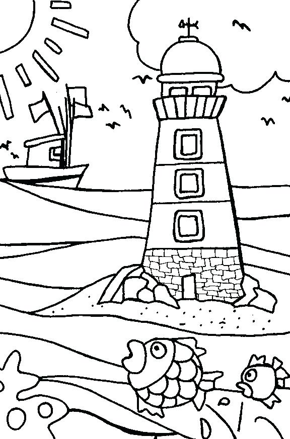 Beach Scene Coloring Page Sumptuous Coloring Pages Beach Free 576x873 Beach Scene Coloring Page Sumptuous Coloring Pages Beach Free