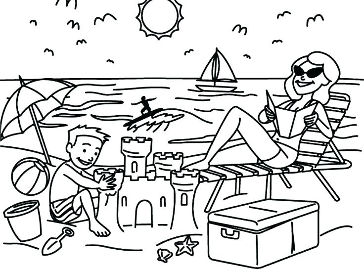 Printable Coloring Pages For Adults Free Printable Beach Coloring 736x544 Printable Coloring Pages For Adults Free Printable Beach Coloring