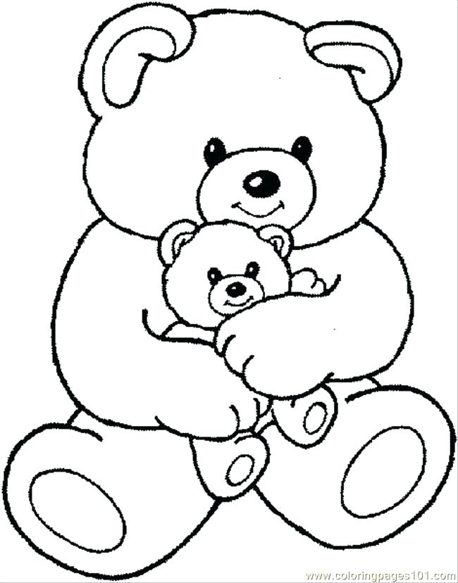 650x828 Coloring Pages Bears Free Printable Teddy Bear Coloring Pages