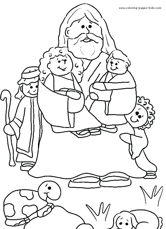 Free Printable Bible Story Coloring Pages 581x800 Free Printable Bible Story Coloring Pages