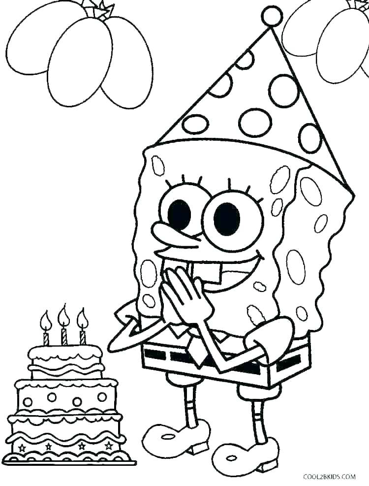 Birthday Coloring Pages Printable Shippa.co 750x987 Birthday Coloring Pages Printable Shippa.co