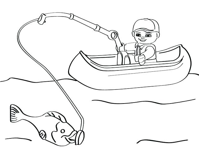 640x494 Printable Boat Coloring Pages For Kids Boat Coloring Page Fishing