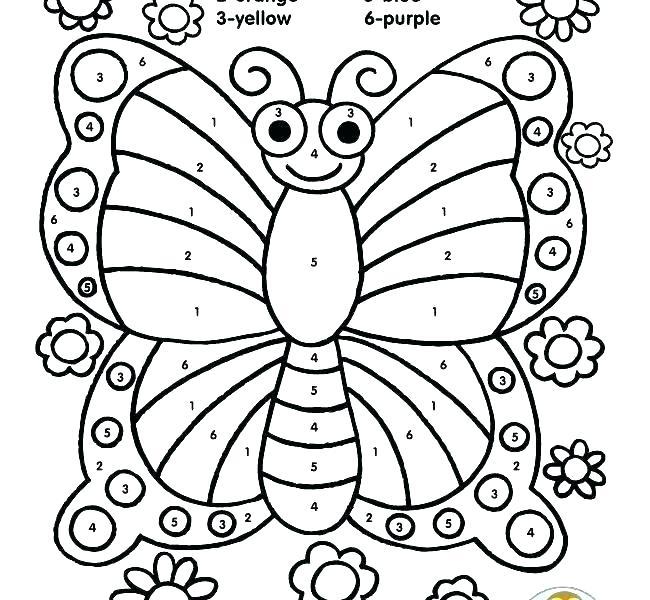 650x600 Small Butterfly Coloring Pages