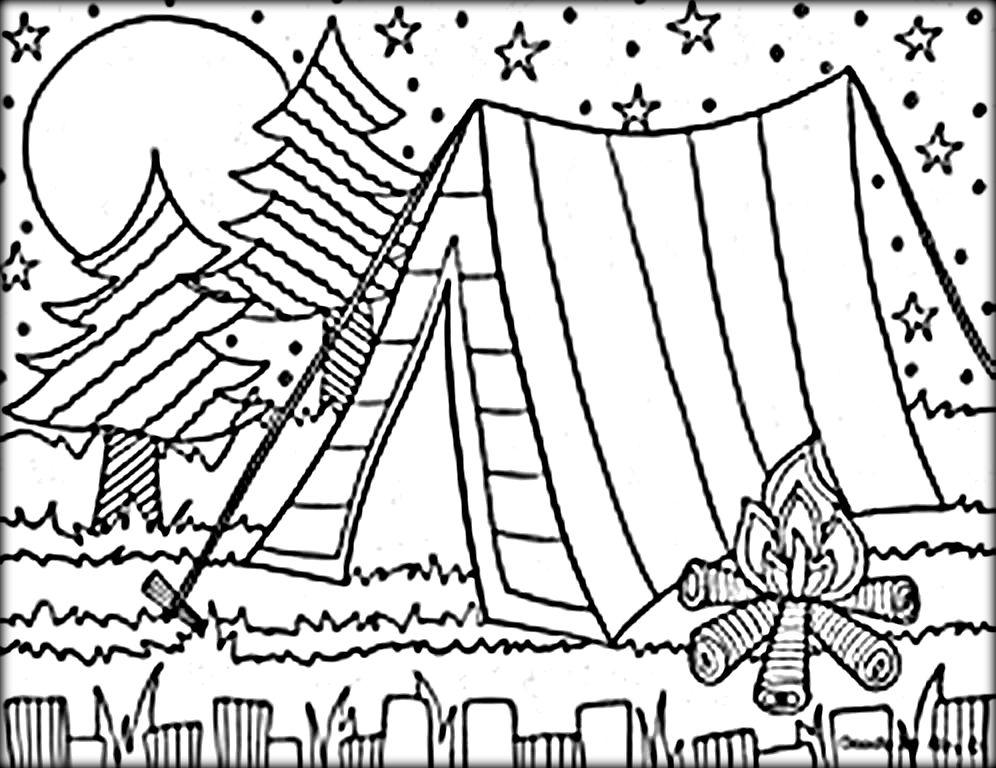 Remarkable Ideas Camping Coloring Pages Important Camping Coloring 996x768 Remarkable Ideas Camping Coloring Pages Important Camping Coloring