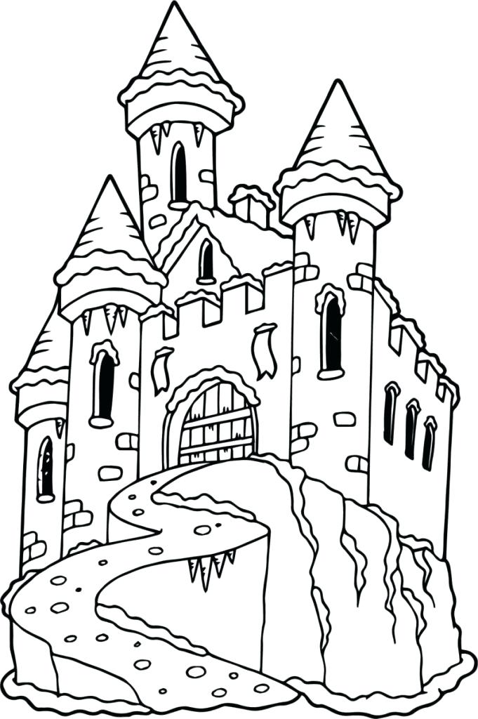 681x1024 Princess Castle Coloring Page Princess Castle Coloring Pages