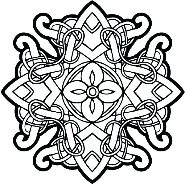 600x598 Celtic Coloring Pages Art Coloring Pages Free Printable Adult