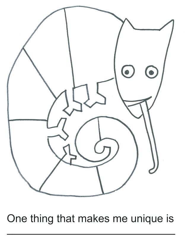 627x800 Chameleon Coloring Pages Mixed Up Chameleon Coloring Page Free