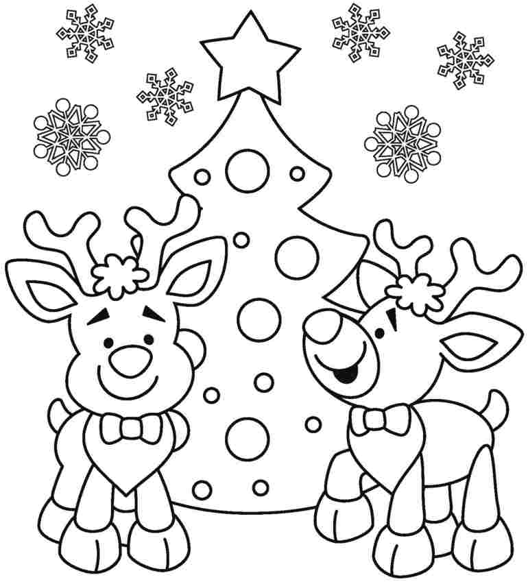 770x852 Childrens Christmas Colouring