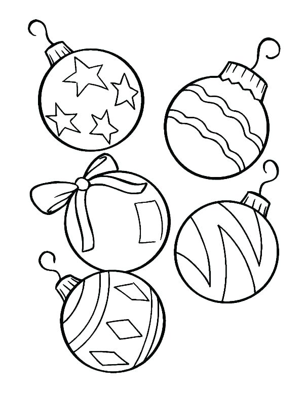 Free Printable Christmas Ornament Coloring Pages at GetColorings.com ...