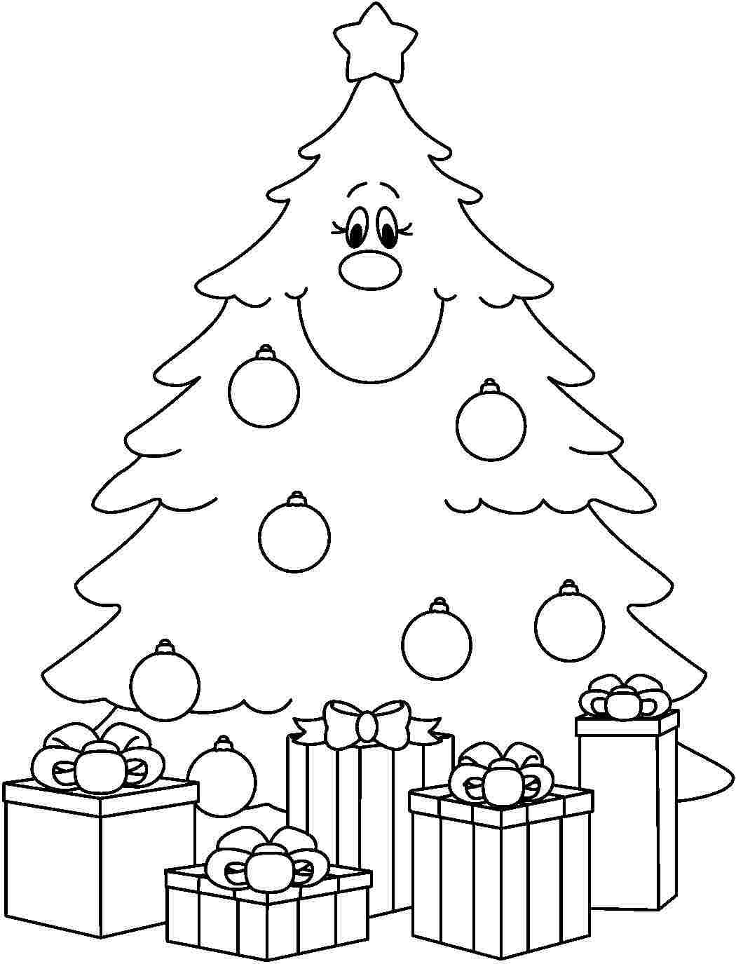 Christmas Trees Coloring Pages 1050x1375 Christmas Trees Coloring Pages