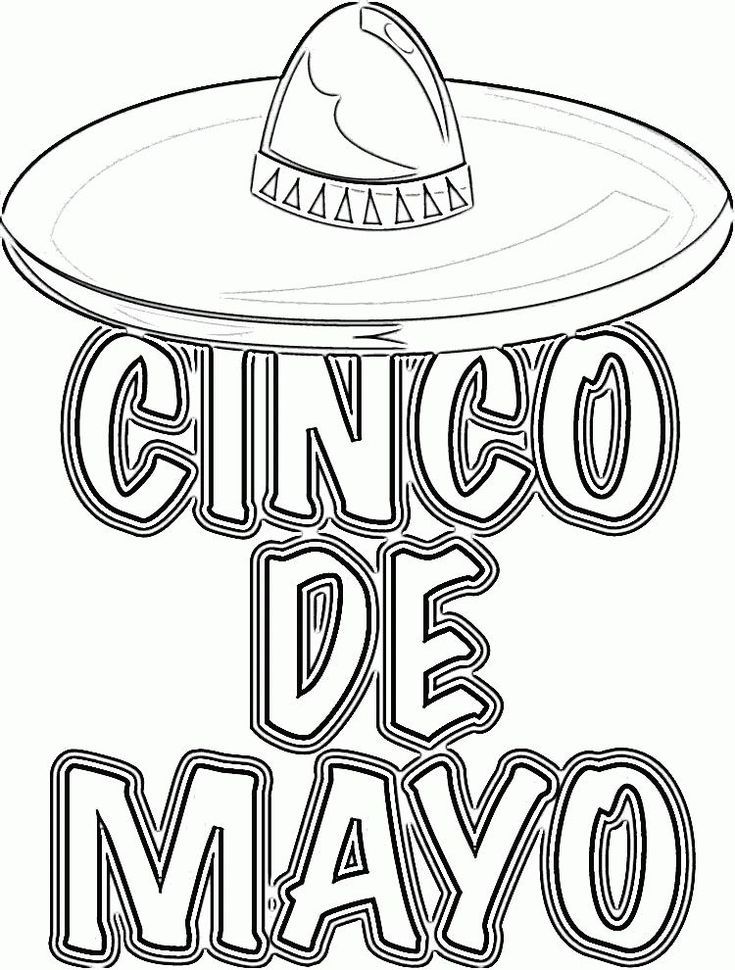 167 Free, Printable Cinco De Mayo Coloring Pages For Kids De 735x970 167 Free, Printable Cinco De Mayo Coloring Pages For Kids De