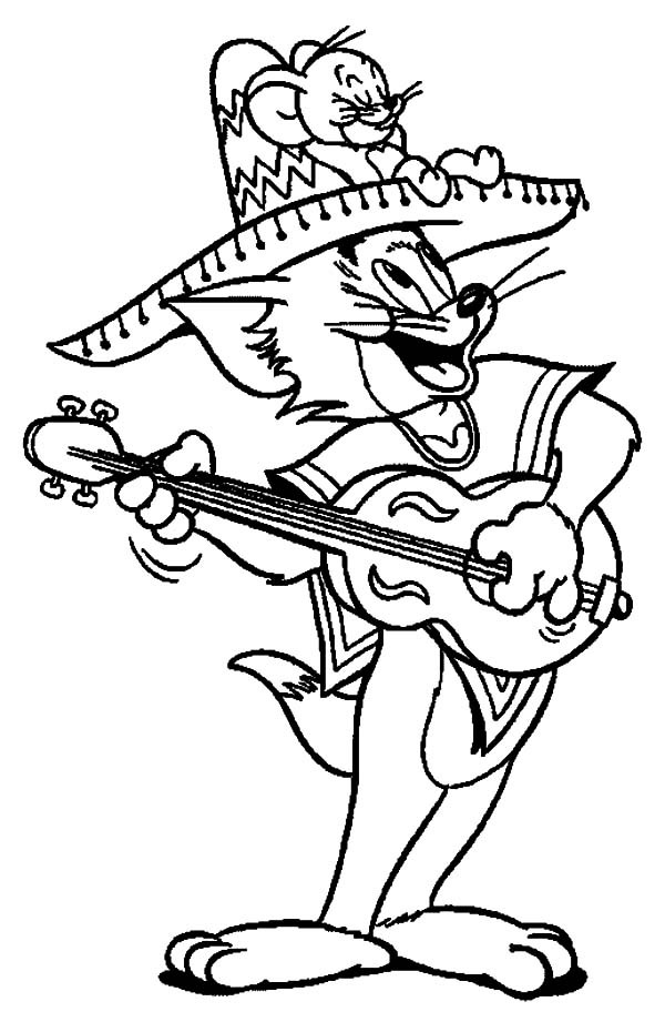 Tom And Jerry Celebrate Cinco De Mayo Coloring Pages Best Place 600x921 Tom And Jerry Celebrate Cinco De Mayo Coloring Pages Best Place