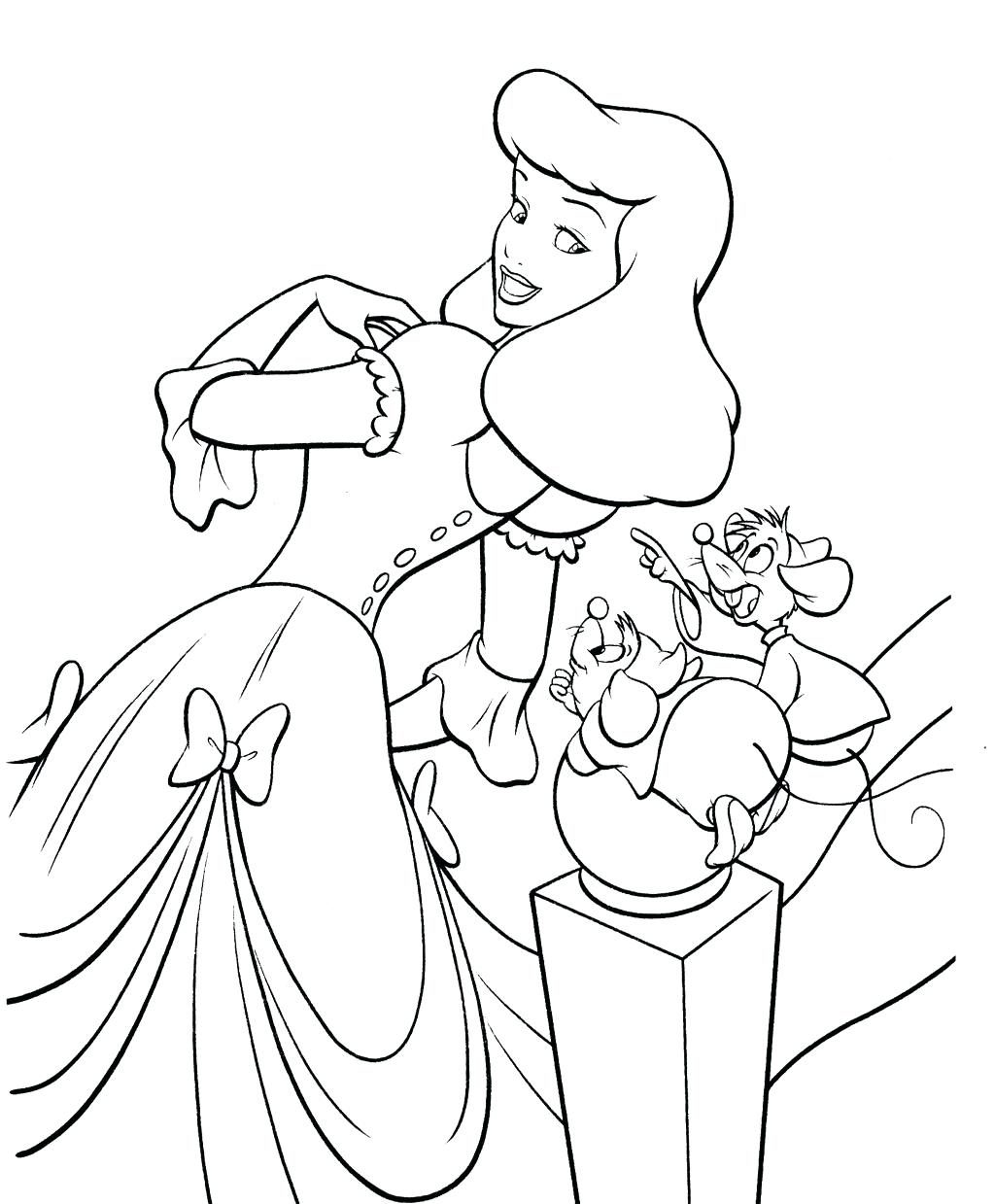 Free Printable Cinderella Coloring Pages at GetColorings.com | Free ...