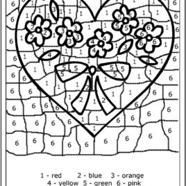 268x268 Free Printable Color By Number Worksheets Give The Best Coloring