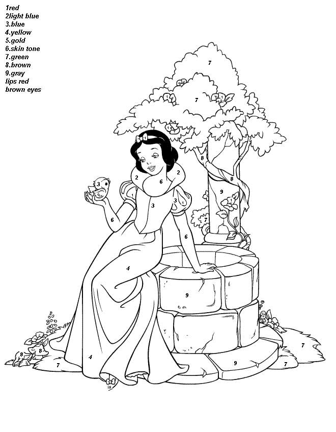 660x847 Free Printable Color By Number Coloring Pages