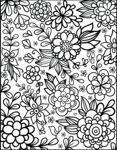 Free Printable Bursting Blossoms Flower Coloring Page Free 236x304 Free Printable Bursting Blossoms Flower Coloring Page Free