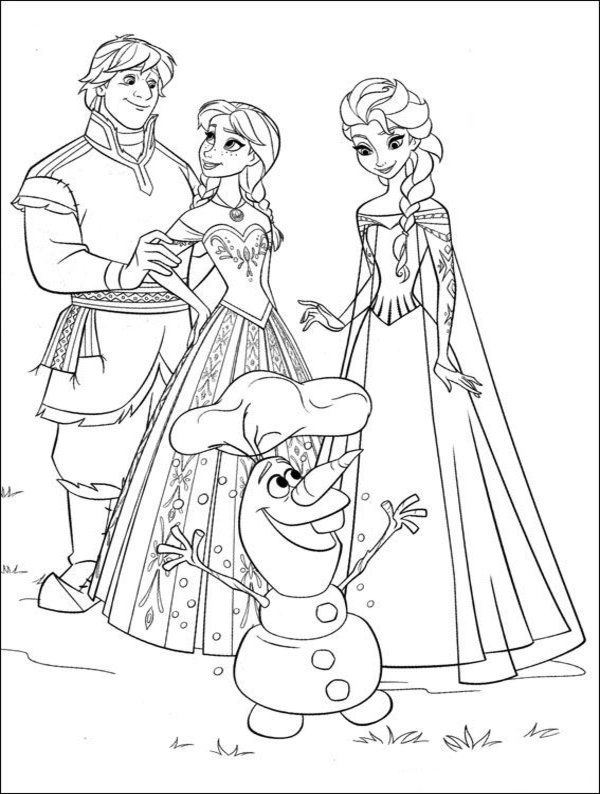 50 Beautiful Frozen Coloring Pages For Your Little Princess 600x794 50 Beautiful Frozen Coloring Pages For Your Little Princess