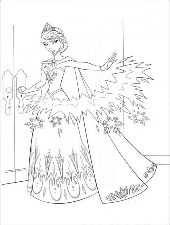 Frozen Movie Free Printable Coloring Pages, Elsa, Anna, Olaf 550x727 Frozen Movie Free Printable Coloring Pages, Elsa, Anna, Olaf