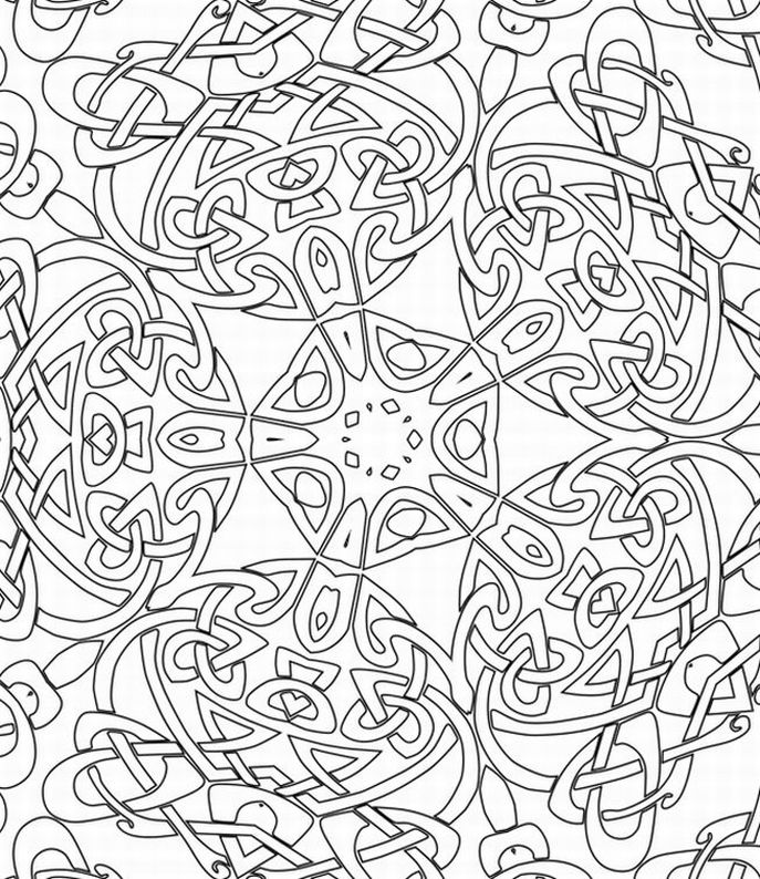 687x794 Abstract Art Coloring Pages Animals. Abstract Art Coloring Pages