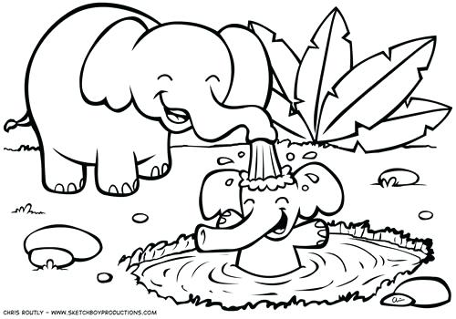 500x350 Free Printable Animal Coloring Pages For Adults