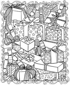 236x287 Christmas Cards To Color In! Free Printable From Mr.printables I