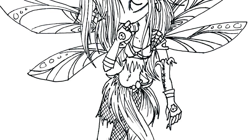 Fairy Coloring Pages For Adults Printable Anime Manga Coloring 960x544 Fairy Coloring Pages For Adults Printable Anime Manga Coloring