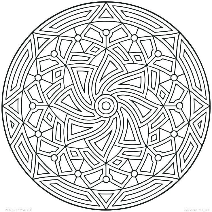 Complex Geometric Coloring Pages Free Printable Geometric Coloring 736x736 Complex Geometric Coloring Pages Free Printable Geometric Coloring