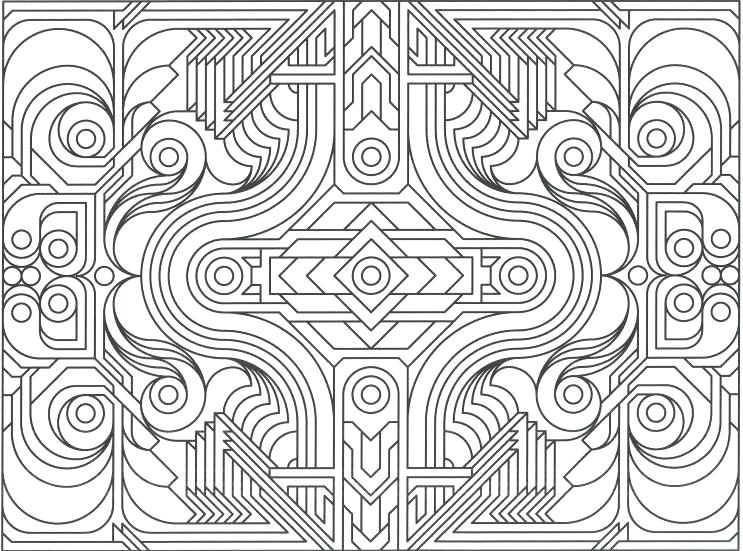 Free Geometric Coloring Pages For Adults Printable Kids Pics 743x551 Free Geometric Coloring Pages For Adults Printable Kids Pics