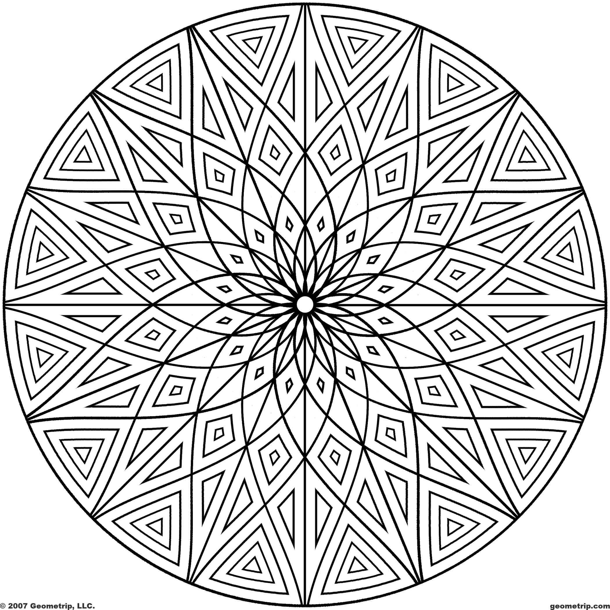 Coloring Pages Adults Geometric @ Printable Geometric Patterns 2100x2100 Coloring Pages Adults Geometric @ Printable Geometric Patterns