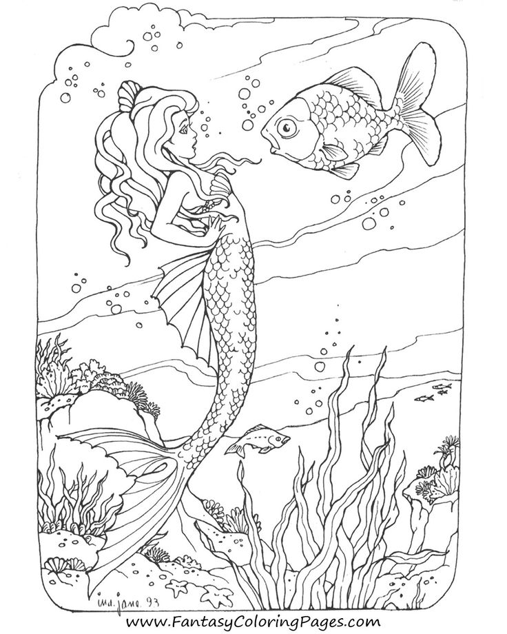 Mermaid Coloring Pages For Adults Gorgeous Free Printable Coloring 736x920 Mermaid Coloring Pages For Adults Gorgeous Free Printable Coloring