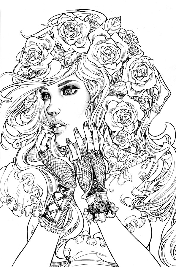 Classy Design Mermaid Coloring Pages For Adults Free Page Adult 593x900 Classy Design Mermaid Coloring Pages For Adults Free Page Adult