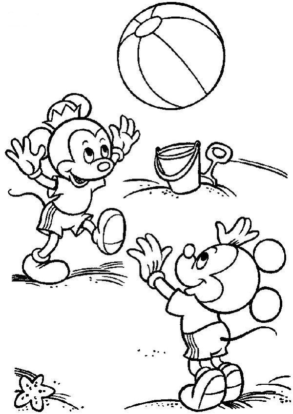 600x849 Disney Summer Coloring Pages