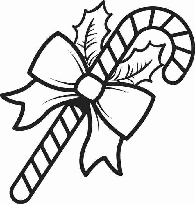 Free Printable Candy Cane Coloring Page For Kids 1 Beauteous Pages 671x700 Free Printable Candy Cane Coloring Page For Kids 1 Beauteous Pages