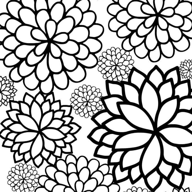 800x800 Relaxing Coloring Pages. Printable Relax Coloring Page For Adults