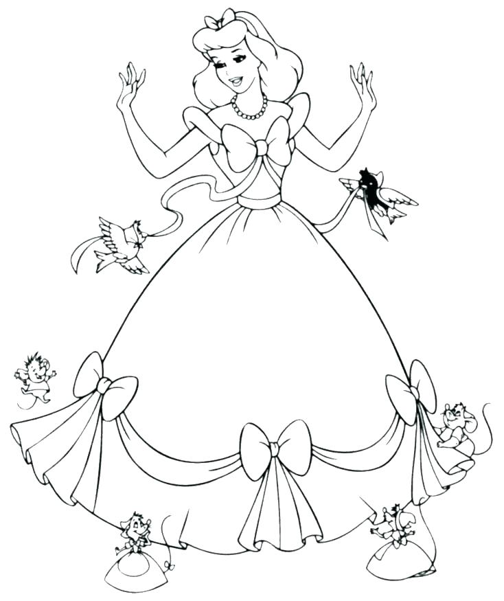 Princess Coloring Pages Free To Print Pictures Printable Disney 4 734x875 Princess Coloring Pages Free To Print Pictures Printable Disney 4