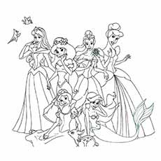Top 25 Free Printable Princess Coloring Pages Online 230x230 Top 25 Free Printable Princess Coloring Pages Online