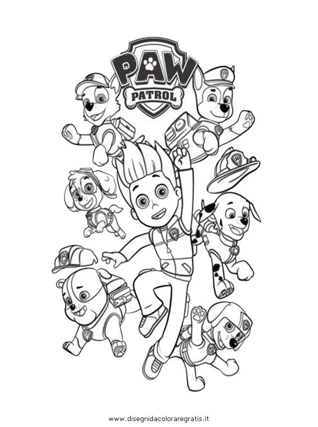 640x860 Paw Patrol Coloring Pages