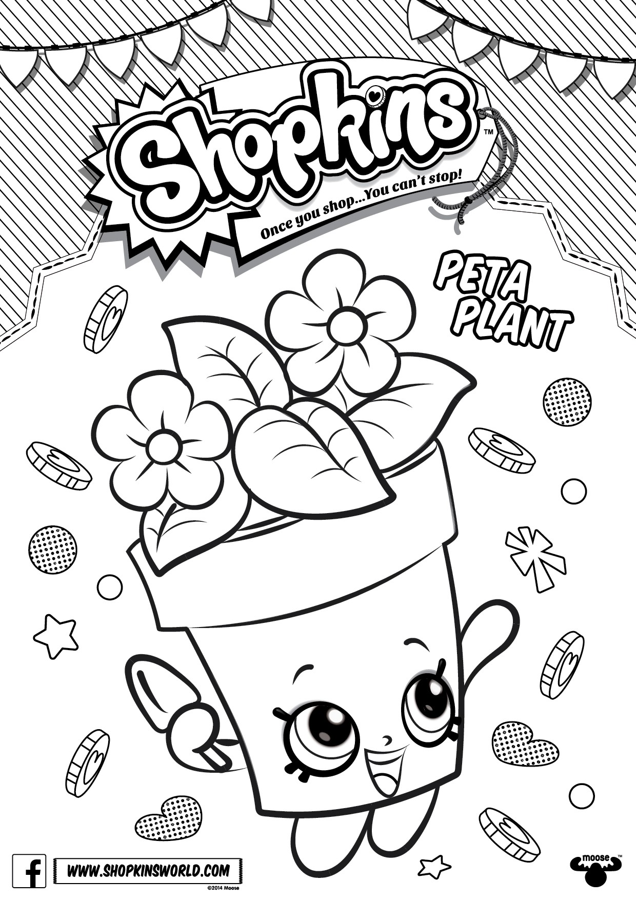 Free Printable Coloring Pages Shopkins