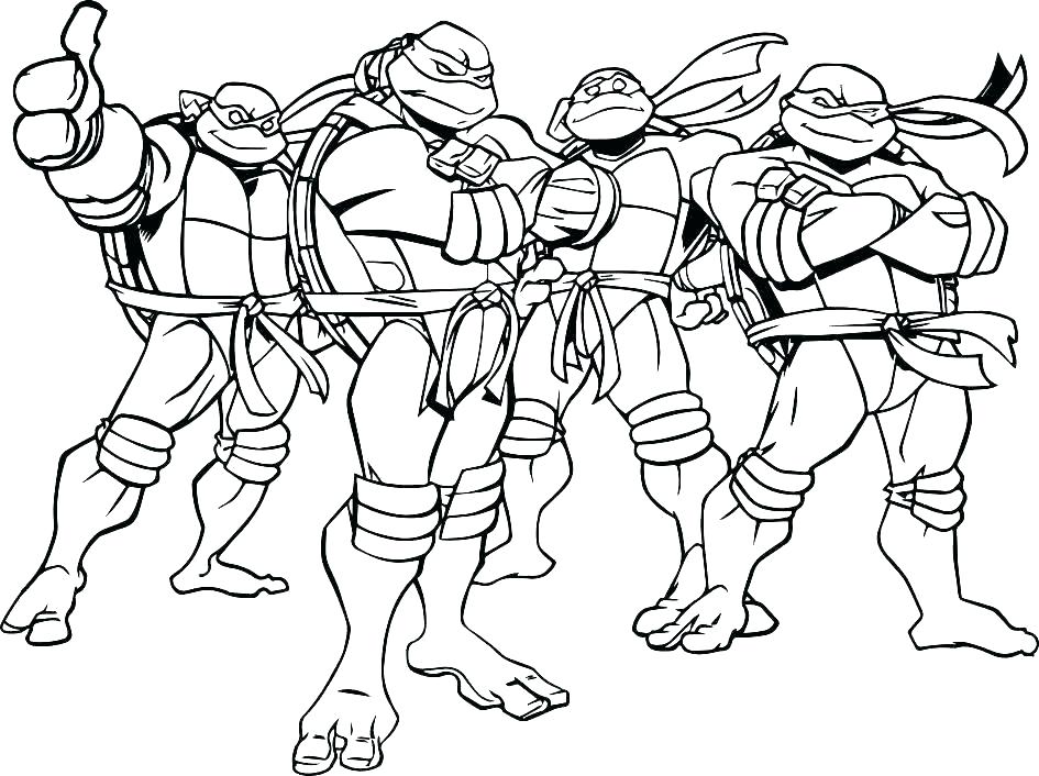 945x706 Ninja Turtles Free Coloring Pages Teenage Mutant Ninja Turtles