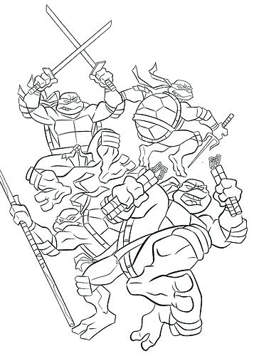 Free Printable Coloring Pages Teenage Mutant Ninja Turtles at ...