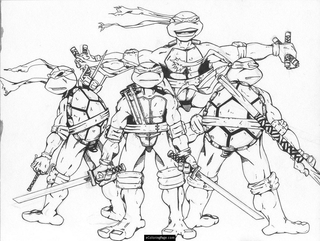 1030x775 Free Printable Coloring Pages Teenage Mutant Ninja Turtles