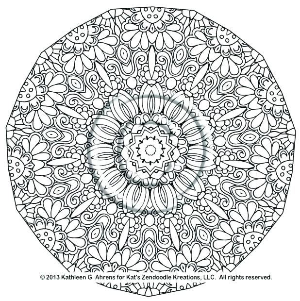 618x620 Printable Complex Coloring Pages Complex Coloring Pages For Adults