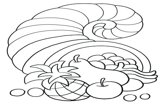 Free Printable Cornucopia Coloring Pages at GetColorings.com | Free ...