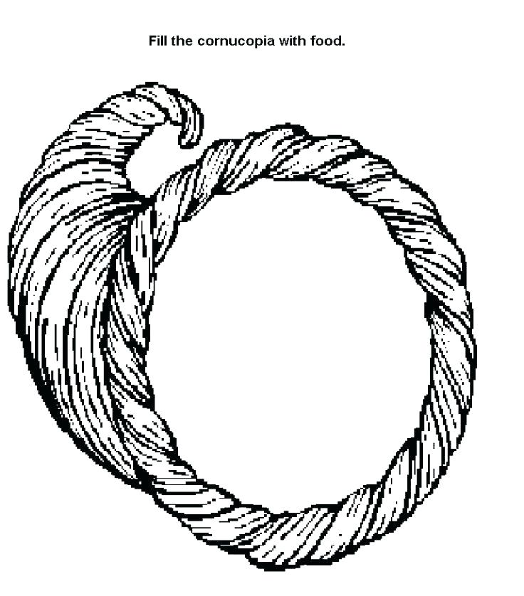 736x838 Cornucopia Coloring Pages