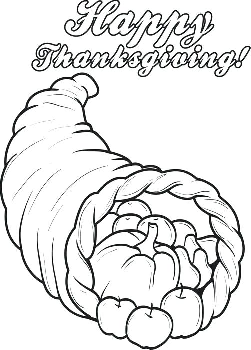 502x700 Cornucopia Coloring Pages Free Printable Cornucopia Thanksgiving