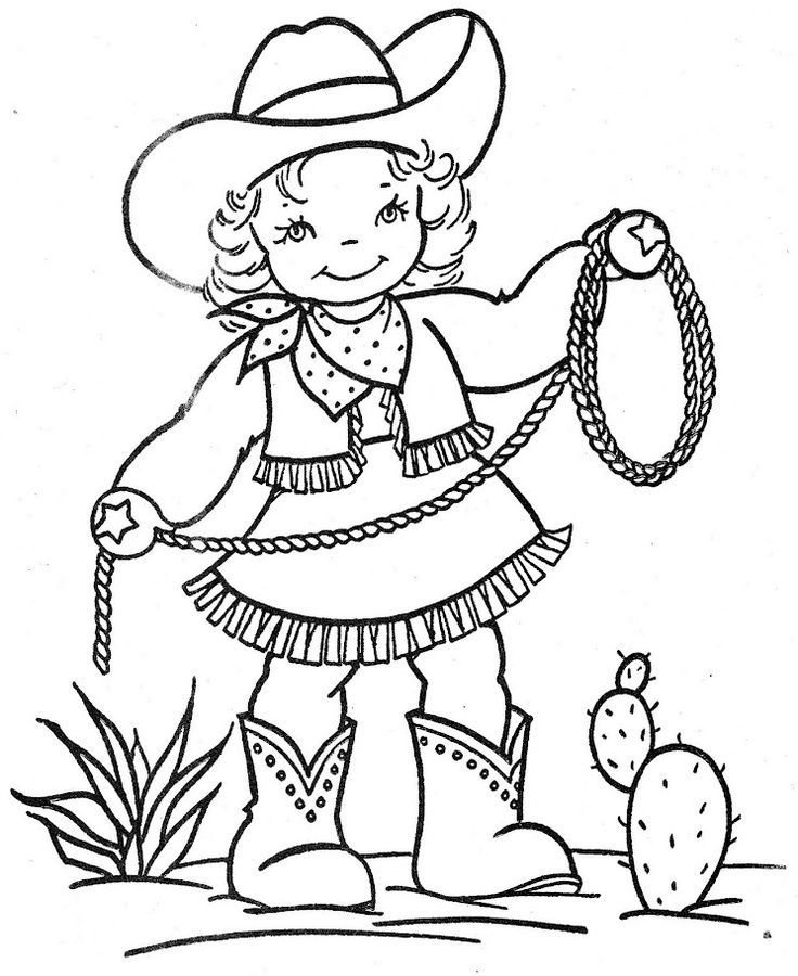 Printable Cowgirl Coloring Pages For Girls 736x900 Printable Cowgirl Coloring Pages For Girls