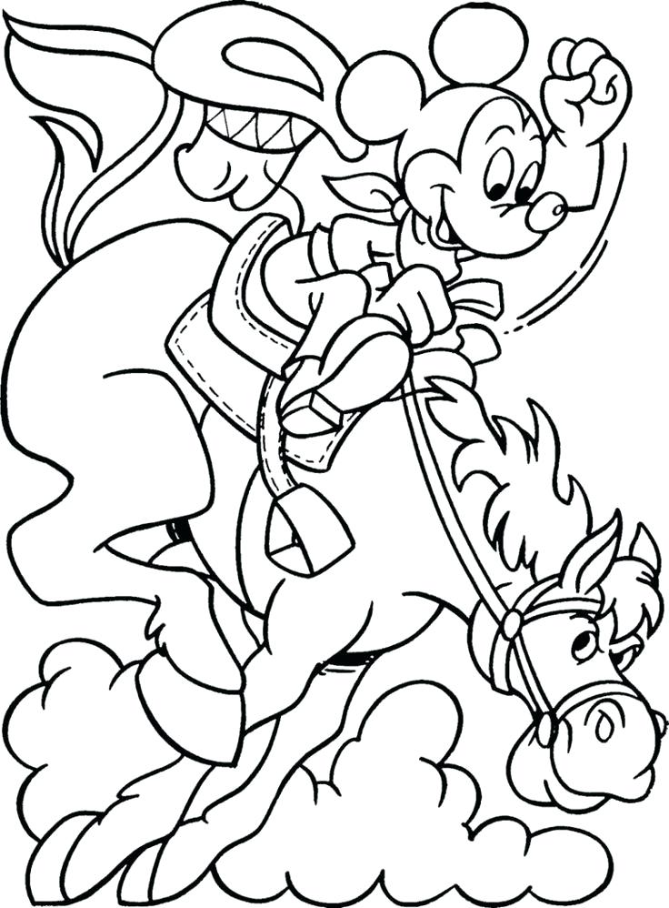 Cowboy Coloring Pages Free 736x998 Cowboy Coloring Pages Free