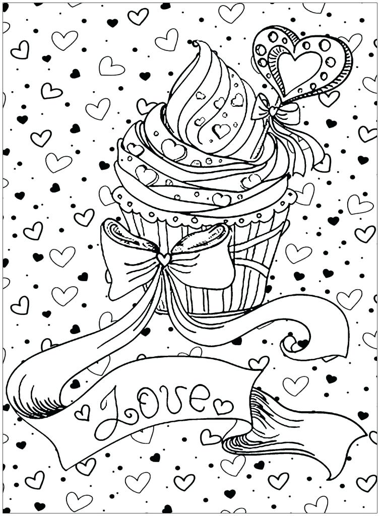 Cupcakes Coloring Page Cupcake Coloring Page Free Printable 754x1024 Cupcakes Coloring Page Cupcake Coloring Page Free Printable