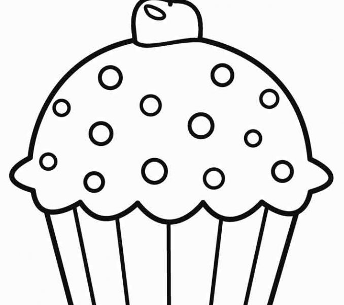 Cupcakes Coloring Pages Print Coloring Pages Download Coloring 678x600 Cupcakes Coloring Pages Print Coloring Pages Download Coloring